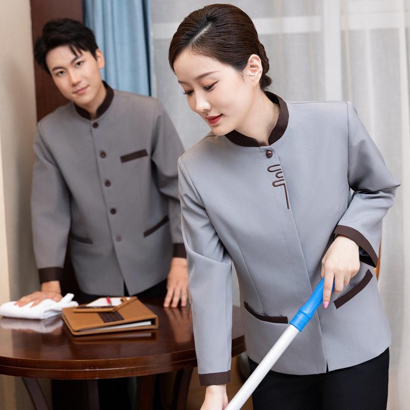 優(yōu)優(yōu)物業(yè)保潔秋冬工作服 專業(yè)設(shè)計與實用功能的完美結(jié)合